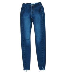 We The Free Blue Skinny Jeans